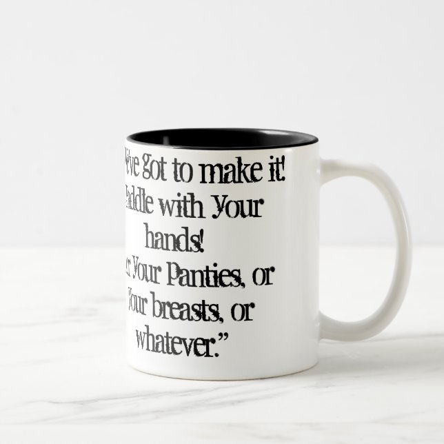 Spinnen-Insel-Tasse Zweifarbige Tasse (Rechts)