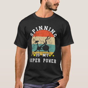 Spinnen ist meine Superkraft Retro Vintage Sonnenu T-Shirt