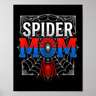 Spinnen-Mama Familien-Matching Lustig Muttertag Ma Poster