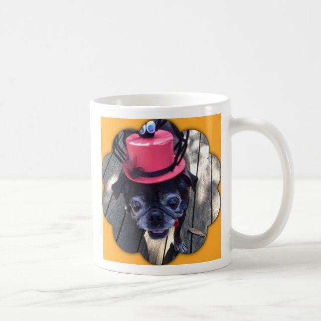 Spinnen-Mops Kaffeetasse (Rechts)