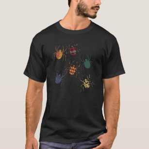 Spinnen-'n-Muster T-Shirt