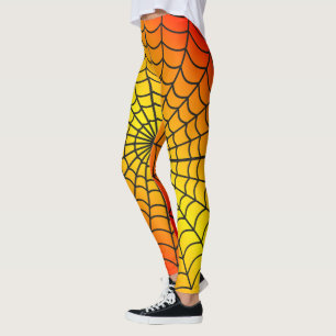 Spinnen-Netz-Muster ~ Feuer-Muster ~ Leggings