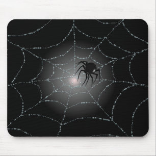 SPINNEN-NETZ u. SPINNE durch SHARON SHARPE Mousepad