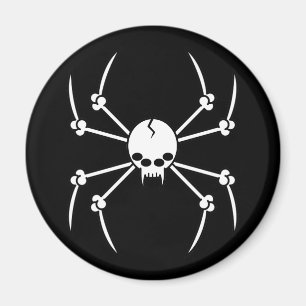 Spinnen-Schädel Magnet