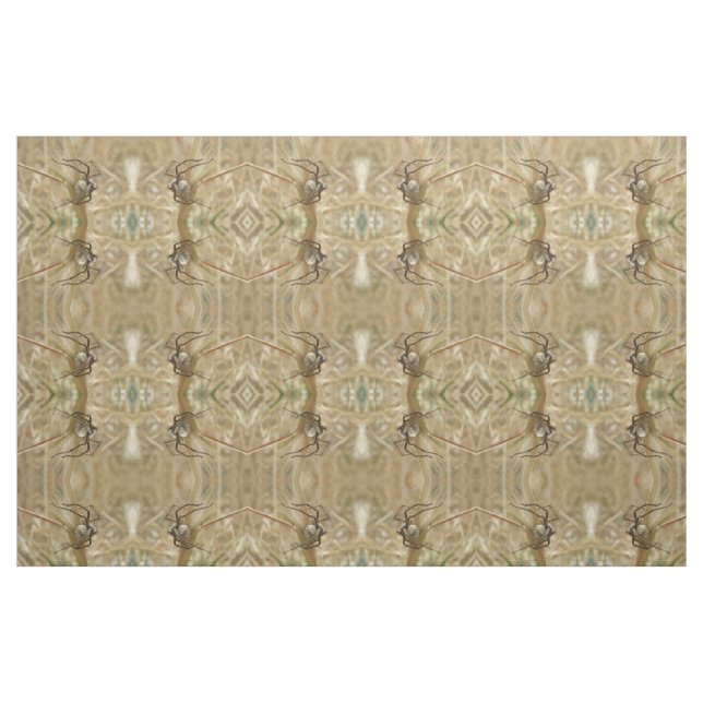 Spinnen und Eierstich Gemusterte Tierwerkstoffe Stoff (Fat Quarter (45,7 x 55,9 cm))