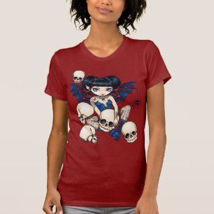 Spinnen und Schädel-Shirt T-Shirt