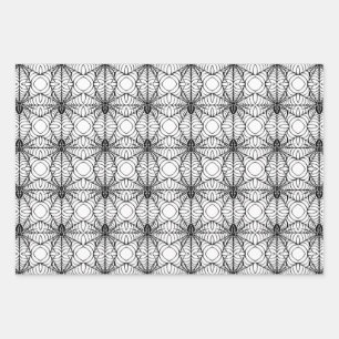 Spinnen und Web Geschenkpapier Set