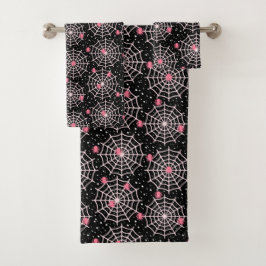 Spinnen und Webs Badhandtuch Set
