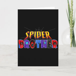 Spinnenbruder-Shirt Geburtstag Familie Lustig Hall Karte