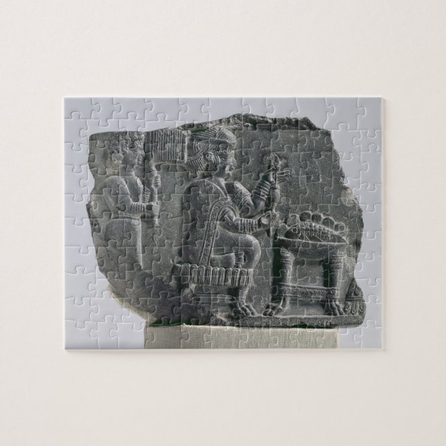 Spinnende Elamite Frau, Neo-Elamite Zeitraum, Puzzle (Horizontal)