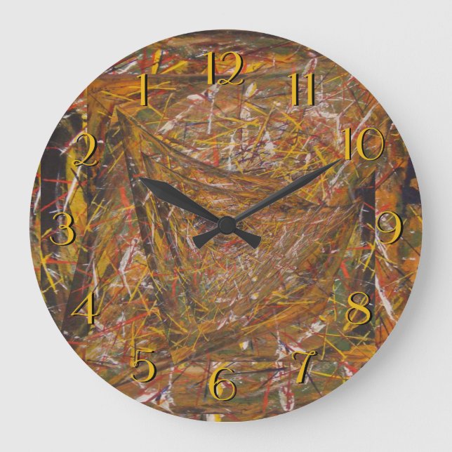 Spinnende rückwärtige Uhr (Vorderseite)