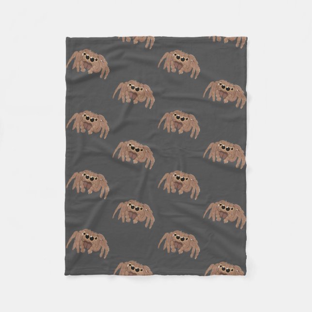 Spinnendecke Fleecedecke (Vorderseite)