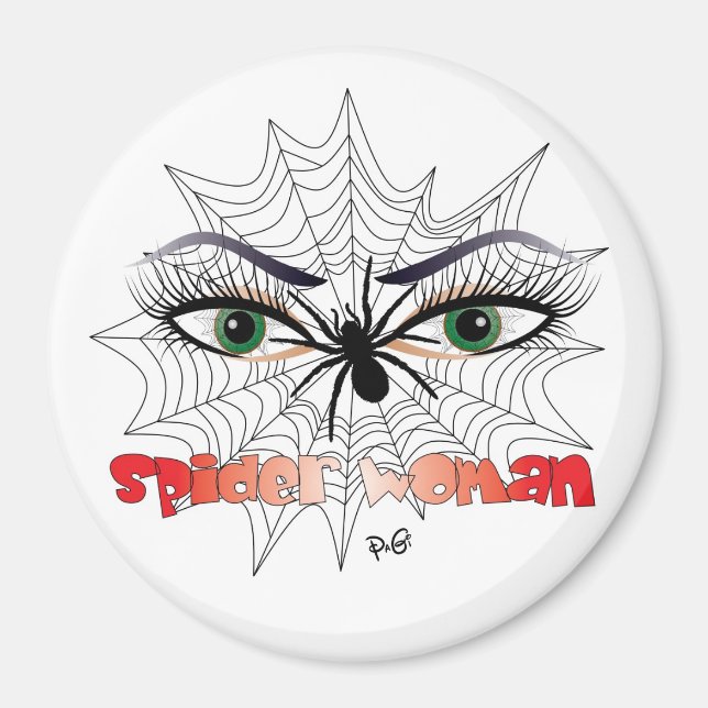 Spinnenfrau / Magnet (Vorne)