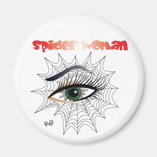 Spinnenfrau / Magnet (Vorne)