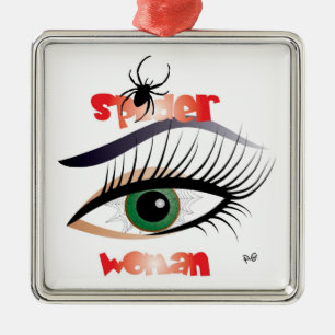 Spinnenfrau Ornament Aus Metall