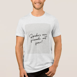 Spinnengeist – Kühnes Naturinspiriertes Design-Uhr Tri-Blend Shirt