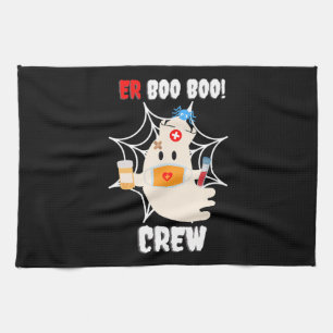 Spinnengeschenk Boo Crew Nurse Halloween Niedlic Geschirrtuch