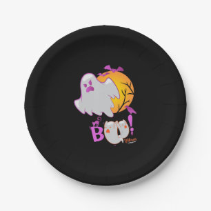 Spinnengeschenk Boo Geist Fledermäuse Spinne Gruse Pappteller