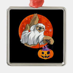 Spinnengeschenk Boo Halloween mit Kürbis Ornament Aus Metall