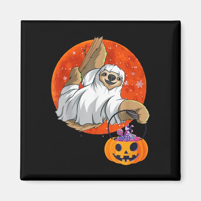 Spinnengeschenk | Boo Halloween mit Pumpkin Magnet (Vorne)