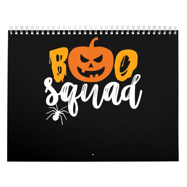 Spinnengeschenk | Boo Squad - Pumpkin Spiole Hallo Kalender (Titelbild)