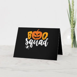 Spinnengeschenk Boo Squad - Pumpkin Spiole Hallo Karte
