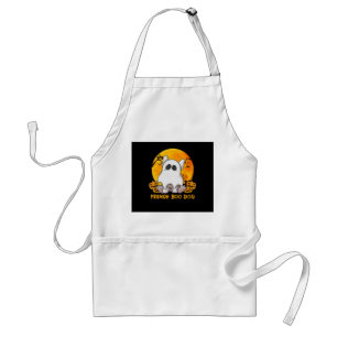 Spinnengeschenk Französische Boo Bulldogge mit Spi Schürze