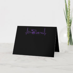 Spinnengeschenk Funny Heartbeat Line Halloween Karte