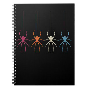 Spinnengeschenk Halloween 2020 Vintag Spider Web Notizblock
