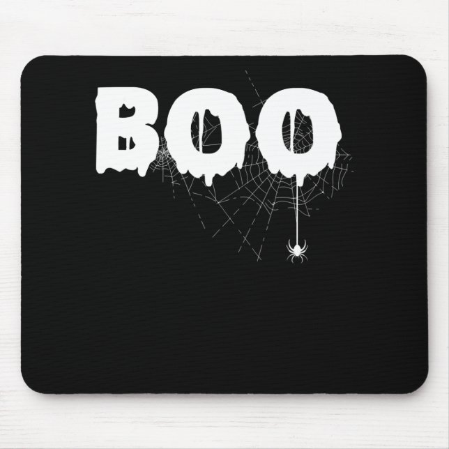 Spinnengeschenk | Halloween Funny Beängstigend Lit Mousepad (Vorne)