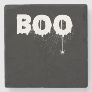 Spinnengeschenk Halloween Funny Beängstigend Lit Steinuntersetzer