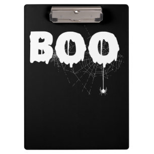 Spinnengeschenk Halloween Lustige Gruselige Klei Klemmbrett