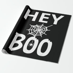 Spinnengeschenk   Hey Boo Halloween Funny Spider W Geschenkpapier