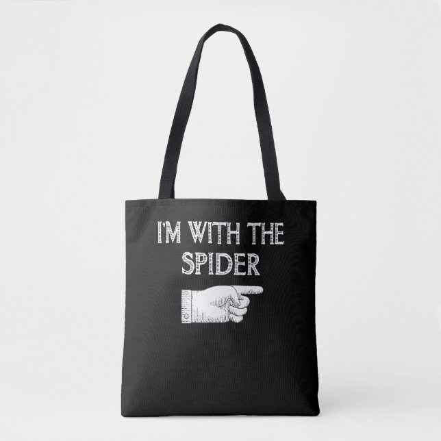 Spinnengeschenk | Ich bin mit der Spiderkostümbese (Vorderseite)