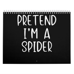Spinnengeschenk   Kostümierte Spinne Halloween Fau Kalender