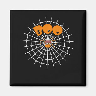 Spinnengeschenk Lustiges Boo Spinnennetz Hallowe Magnet
