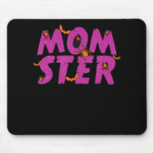 Spinnengeschenk MOMSTER Spinnennetz und Flederma Mousepad