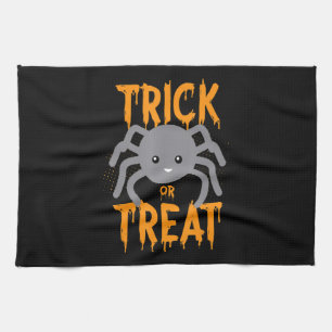 Spinnengeschenk   Spinne - Trick oder Treat - Hall Geschirrtuch