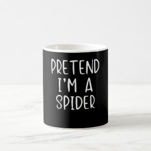 Spinnengeschenk Vortäuschen von Spiderkostüm Hall Kaffeetasse