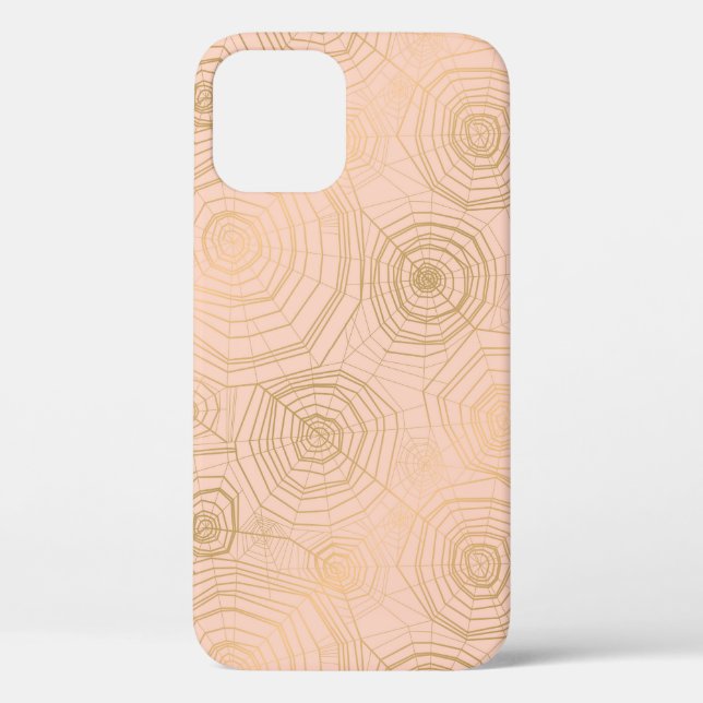 Spinnennetz auf Pastel: Halloween-Muster. Case-Mate iPhone Hülle (Rückseite)