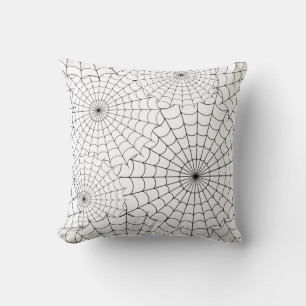 Spinnennetz Halloween Kissen