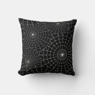 Spinnennetz Halloween Kissen