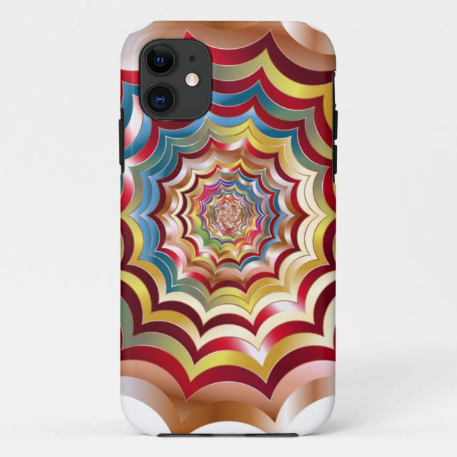 Spinnennetz hypnotisch revitalisiert Case-Mate iPhone hülle (Rückseite)