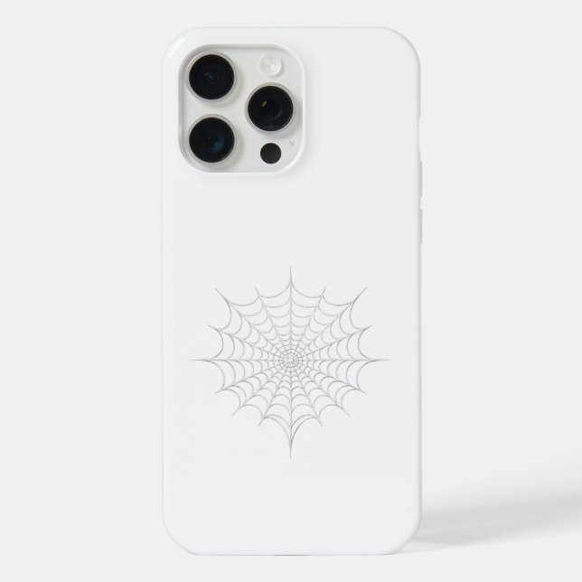 Spinnennetz iPhone Hülle (Rückseite)