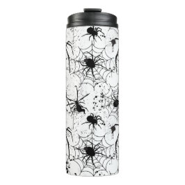 Spinnennetz-Muster Halloween  Thermosbecher