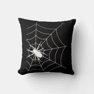 Spinnennetz-Schwangerschaftsankündigung Halloween Kissen