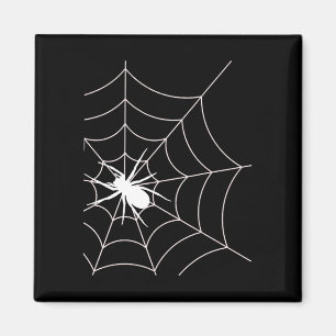 Spinnennetz-Schwangerschaftsankündigung Halloween Magnet