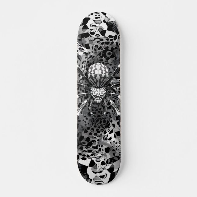 Spinnennetz-Skateboard Skateboard (Vorne)