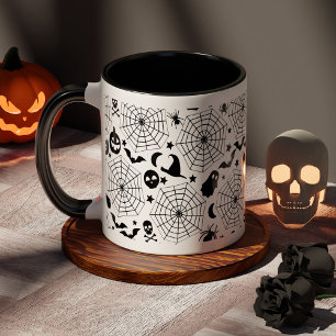Spinnennetze Halloween Spooky Tasse