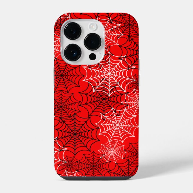 Spinnennetze iPhone Hülle (Rückseite)